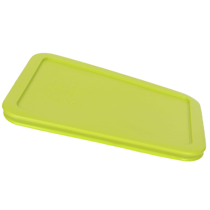 Pyrex 7210-PC 3 Cup Edamame Green Rectangle Plastic Food Storage