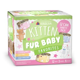 Weruva Weruva Kitten, Fur Baby Favorites Variety Pack, 3oz Can (Pack of 12)