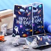 Bokon 50 Pcs Space Party Favor Bags Galaxy Gift Bags