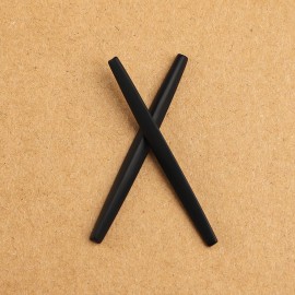 Eye4vox Replacement Rubber EarSocks Temple Sleeves for Oakley Drill Bit 0.5 OX3143 - Black-1 Pair