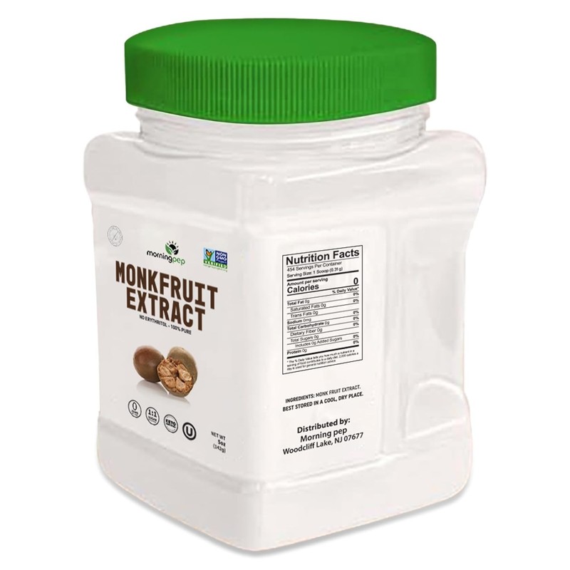 Morning Pep 100% Pure Monk Fruit extract sweetener, No 5