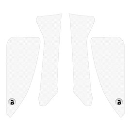 BLOQ Motorcycle Tank Grips compatible with HONDA CBR1000RR FIREBLADE (2020-) PREMIUM - CLEAR