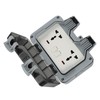 Waterproof Socket Charging Receptacle Power Outlet IP66 PC Electricity Accessory