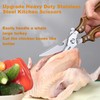 AUDAMI Premium Kitchen Shears 2-Pack Heavy Duty Poultry & Meat