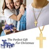 Gnamy Faith Cross Necklace for Men Male Him Teen Teenage