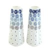 Blue Rose Polish Pottery Harmony Salt & Pepper Shakers