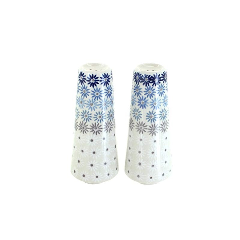 Blue Rose Polish Pottery Harmony Salt & Pepper Shakers