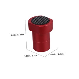 ULTECHNOVO Workbench Planing Stopper Set 8pcs Bench Dogs Woodworking Tools Nonslip Design Aluminum Alloy Red Color for Woodworking Bench