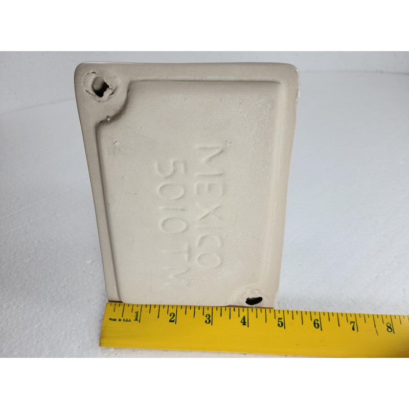 Beige Bone Almond Ceramic Soap Dish Shower Tray Tile in