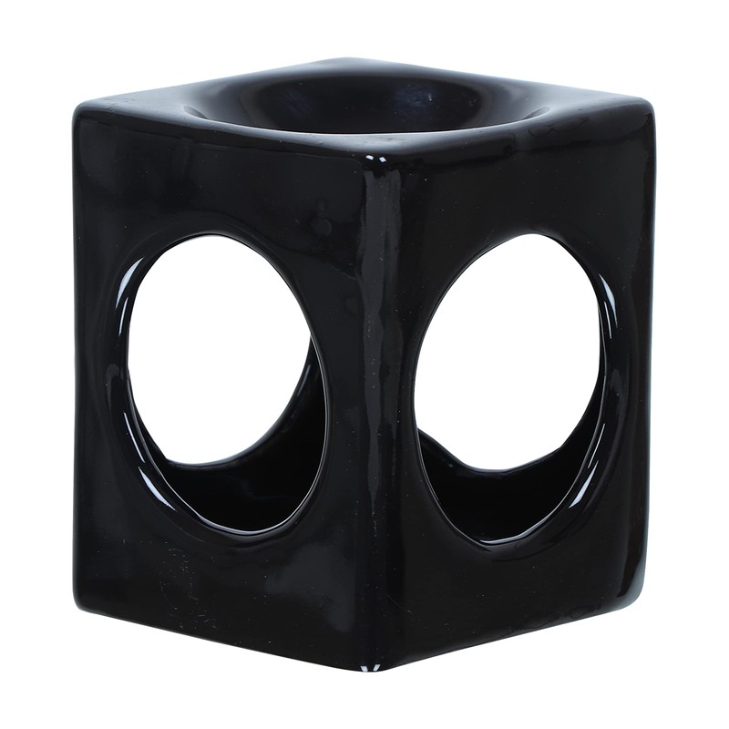 WHOLELIFEOBJECTS Ceramic Tealight Candle Holder Oil Burner, Essential Oil or