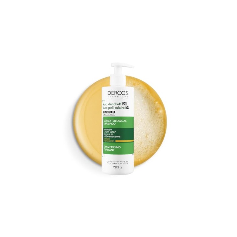 Vichy Dercos Shampoo Dermatológico Anti-Caspa Cabello Normal a Graso 390ml