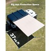 JOYTUTUS Vehicle Awning 4.6'x6.6' Roof Rack Pull-Out Sun Shade UV50+,