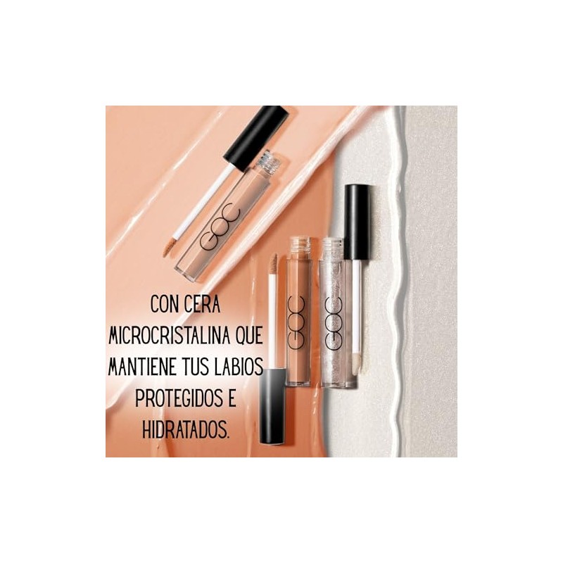 GOC, Brillo para labios, Lip Luster, Su formula ligera evita