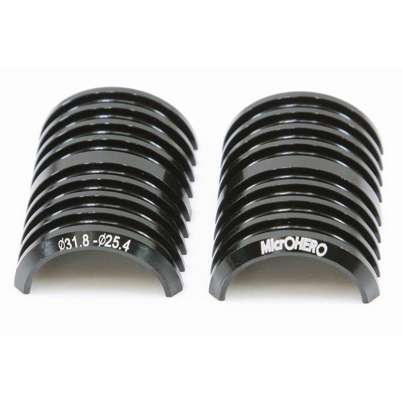 MicrOHERO Stem Spacer Φ31.8~Φ25.4/26mm Lightweight Aluminum CNC Meat Cutting Bicycle