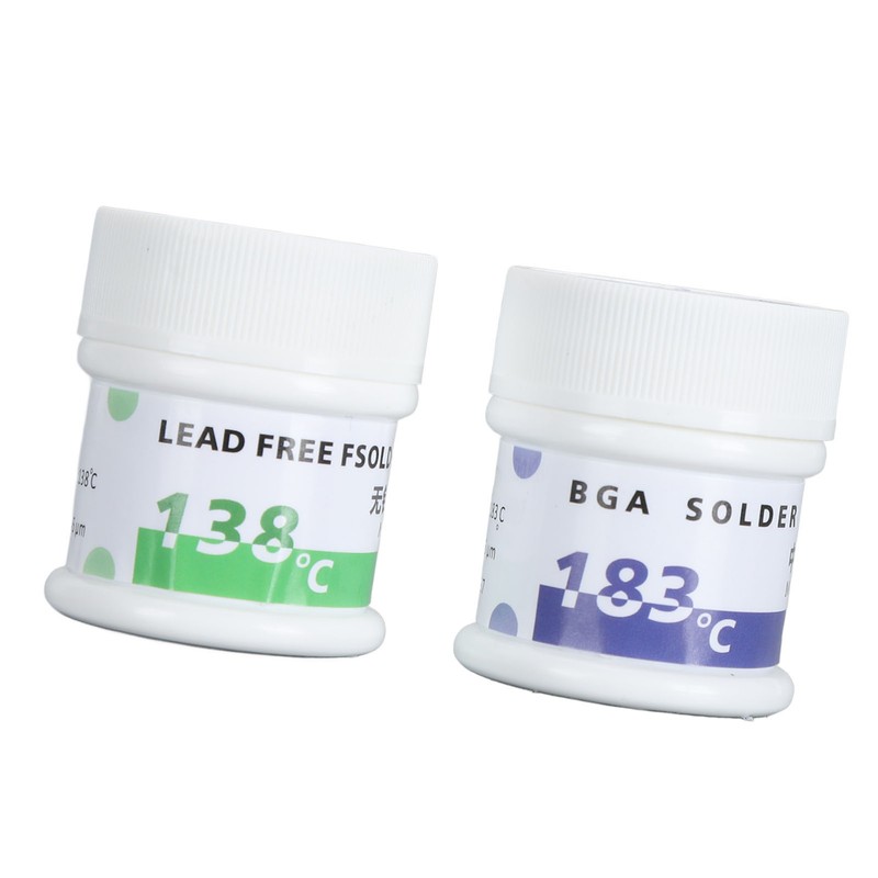 Electronic Chip Solder Paste 50gx2 138℃ and 183℃ Multifunctional Soldering