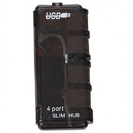 Ex-Pro® 4 Port High Speed USB2.0 USB 2.0 External 4 Port Hub Very Small and Slim for 4 extra ports