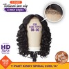 Sensationnel Kinky Edge Y-Part Lace Wigs - ypart kinky spiral