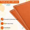 MAQUITA 6 PCS Dehydrator Trays with Scraper - Nonstick Silicone