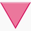CafePress Pink Triangle Gay Pride Magnet 2.25" Round Magnet, Refrigerator