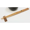Yakusugi Premium Japanese Chopsticks with Rest, 1 Pair of Chopsticks,