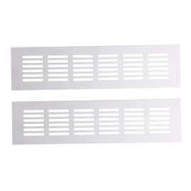 SHINEOFI 2Pcs Aluminum Alloy Ventilation Grille for Closet Air Vents Cover Durable Corrosion Resistant for Wardrobes Cabinets