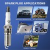 Iridium Platinum Spark Plugs 4 Pack Fit for 2.0 Ford