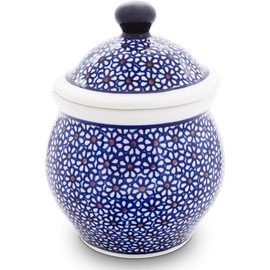 Bunzlauer keramik 1.0 Litre Storage Container for Food Storage Diameter 12.1 cm, Height 16 cm Decor 120
