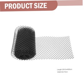 Gatuida 1Set Balcony Gutter Guard Mesh for Easy Installation Protecting Netting to Prevent Clogging Durable and Flexible Design for Courtyards and Gardens Includes