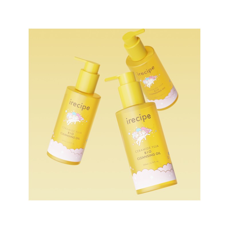 iRecipe 콜라보 세라마이드 유자 바이오 클렌징 오일 200ml+20ml+헤어핀굿즈 Collaborative Ceramide