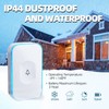 Wireless Doorbells for Home Flashing Light Doorbell with 2 Buttons