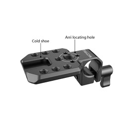 NICEYRIG 15mm Single Bar Clamp with Cold Shoe Mounting Plate - 457