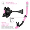 EMSINA Dry Snorkel Set,Panoramic Wide View,Anti-Fog Scuba Diving Mask,Professional Snorkeling