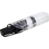iX-brella Pocket Umbrella Transparent with Lens Effect and Coloured Handle