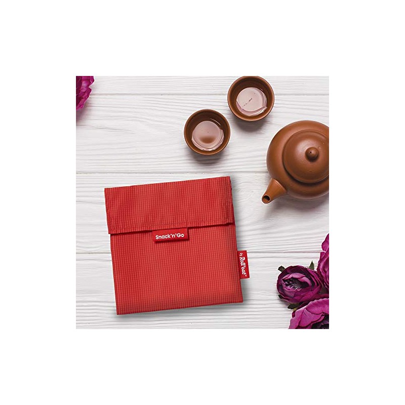 Roll'eat® | Reusable Sandwich Holder, BPA Free Eco Bag, Snack