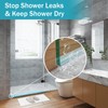 MATDDY 39" Shower Door Seal, 2-Pack 1/2" Frameless Glass Door