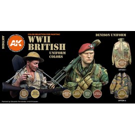 AK Interactive 3rd Gen WWII British Uniform Colors # 11636