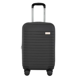 kensie 22" Graceful Hardside Carry-On Luggage, Black