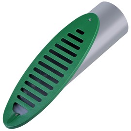 Apxton 4 Inch Green Angled Drainage Grate for Yard Drain, Drain Grate for Yard Drainage Systems, Yard Drain Emitter for Gutter Downspout Extensions, Lawn Slope Drainage Pipe Emitter for Ditch