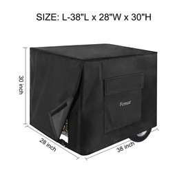 Outdoor Generator Covers Waterproof Heavy Duty 600D Oxford Portable Generator Cover Universal for 5500-15000 Watt Portable Generators ,38x28x30 in