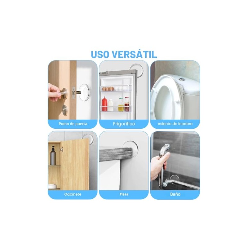 JZWBLILY Topes de puerta para pared, protector de pared para
