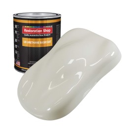 Restoration Shop - Ermine White Urethane Basecoat Auto Paint - Gallon Paint Color Only - Professional High Gloss Automotive, Car, Truck Refinish Coating