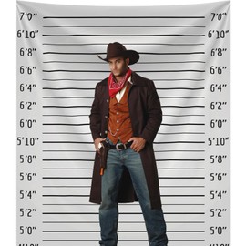 5X7FT Fabric Police Lineup Photography Backdrop Mugshot Decor Black line Photo Background Crime Scene Party Banner Children Game Decoration Photography Studio Prop