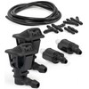 Click&Fit Repair kit Windshield washer Nozzles compatible with Jeep Wrangler