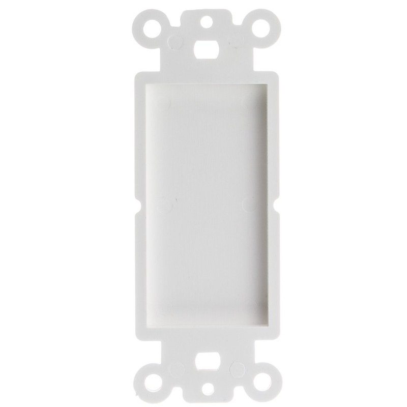 ACL Decora Blank Wall Plate Insert, White, 2 Pack