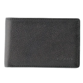 Picard HANS 1 Men's Wallet, Real Leather, Small, with No Closure, Wallet, Everyday, Going Out, charcoal, Wallet