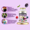 Resveratrol con NAD Antioxidante Frmula mejorada con Vitamina C, Polifenoles,