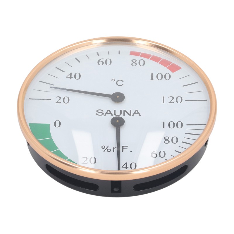 Sauna Temperature Humidity Meter Professional Wall Mounted High Accuracy Hygrometer