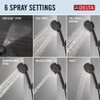 Delta Faucet ProClean Matte Black Shower Head with Handheld, Showerhead