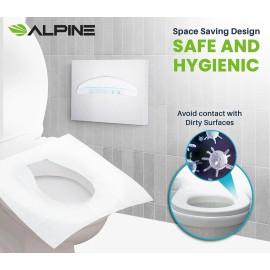 Alpine Industries Stainless Steel Toilet Seat Cover Dispenser Wall Mount