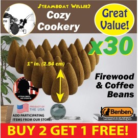 Benben Home & Lifestyle Steamboat Willie's Cookery Benben US Incense 30xBackflow ~Vegan~ High Fragrance